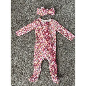 ❤️Jessica Simpson Floral Ruffle Romper 6-9M